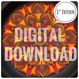 Dot Mandala Downloadable PDF Pattern “Phoenix”