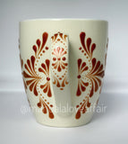 Hand Painted Dot Mandala Bliss Mug - 16 oz