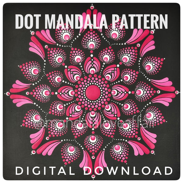 Dot Mandala Downloadable PDF Pattern - "Harmony"