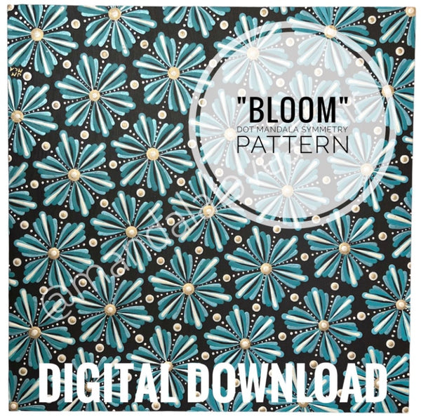 Dot Mandala Pattern - PDF Download - "Bloom"