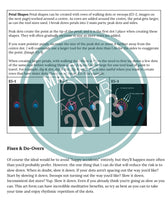 Dot Mandala Downloadable PDF Pattern - "Tropical 2" - 5" stone