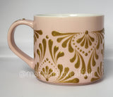 Hand Painted Dot Mandala Bliss Mug - 15 oz