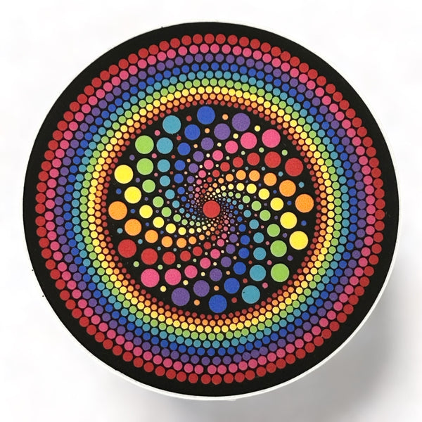Dot Mandala Vinyl Sticker (Matte)