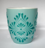 Hand Painted Dot Mandala Bliss Mug - 16 oz