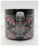 Hand Painted Dot Mandala Bliss Mug - 15 oz