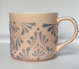 Hand Painted Dot Mandala Bliss Mug - 15 oz