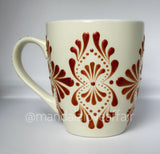 Hand Painted Dot Mandala Bliss Mug - 16 oz