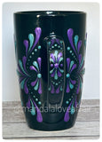 Hand Painted Dot Mandala Bliss Mug - 15 oz (Superstition & Havasu)