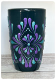 Hand Painted Dot Mandala Bliss Mug - 15 oz (Superstition & Havasu)