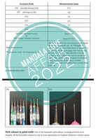 Dot Mandala Downloadable PDF Pattern - "Sleigh Ride" - Wrap Around Mug Design