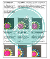Dot Mandala Downloadable PDF Pattern - "Sour Candy"