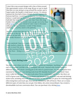 Dot Mandala Downloadable PDF Pattern - "Delight" - Wrap Around Mug Design